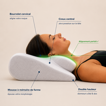 Oreiller Ergonomique Cervical Canova™